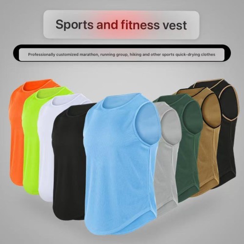 Men's Quick Dry Breathable Sports Sleeveless Running Training Basketball Tank Top