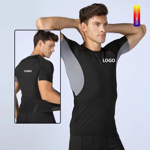 mens short-sleeved sports shirts